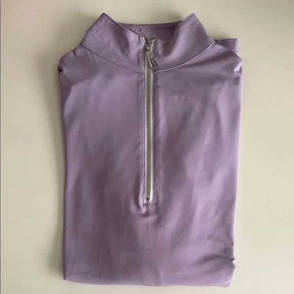 The Tailored Sportsman Icefil Sunshirt Orchid with Silver Zipper XS - Picture 10 of 13